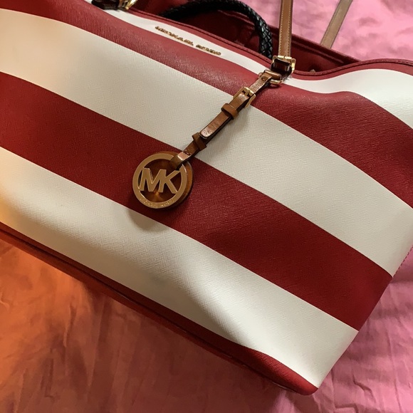 Michael Kors striped tote bag - Picture 4 of 4